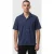 Timberland Ss Seersucker Resort Shirt Dark Blue