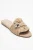 Daphne Raffia Bow Slide Sandaal