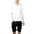 Philipp Plein Sport Block Logo Op Borst Witte Hoodie