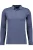 RAGMAN Soft Knit Poloshirt lange mouw azuurblauw, Effen