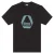 Diesel driehoekig logo zwart T-shirt