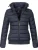 Marikoo dames gewatteerde jas Poisen met hoge kraag & teddyfleece zakken