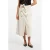 Morgan linnen wikkelrok beige