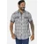 Jan Vanderstorm +FIT Collectie regular geruit casual overhemd Plus Size grijs