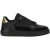 Balmain Zwarte Kalfsleren Sneakers
