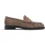 Tamaris dames beige leren loafer casual schoenen – 24251-47