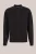 WE Fashion – Heren regular fit gebreid vest met structuur – Regular fit – Zwart – Katoen –