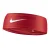 Nike Dri-FIT Haarband (Rood/Wit)