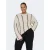 ONLY CARMAKOMA gestreepte trui beige