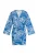 Usha Kimono  blauw / wit