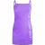 Off White Damesjurkje met zachte, pluizige textuur (Violet/Wit)