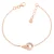 Orphelia ‘Zelda’ Dames 925 Sterling Zilveren Armband – Roze ZA-7178/RG