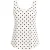 Casual U-Hals Katoenmix Tanktop