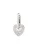 Pilgrim Hangers ‘Shiny Heart ‘  zilver