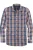 OLYMP Casual Overhemd blauw/oranje, Ruit
