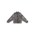 Alix Mini sweatvest met panterprint bruin