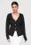 Ombre Gebreid vest  zwart