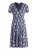 Cartoon Cocktailjurk  donkerblauw