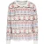 PJ Salvage Dames/Dames Kerst Fair Isle Top (Gebroken wit)