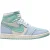 Nike Dames/Dames Air Jordan 1 Leren Hoge Tops Trainers (Lichtblauw)