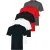 Kruze Heren Crew Neck T-Shirts (5 Pack) – BLK/NVY/WHT/CHAR/RED