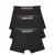 Lambretta Heren Essential Boxershorts (Set van 3) (Zwart)