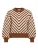 VILA Trui ‘VILUNA’  beige / bruin