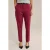 We Fashion Trouser Burgundy Red