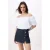 TRENDYOLMİLLA Dames Wit Effen Mouwloos Regular fit Blouses