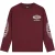 Malelions Junior Relaxed Lifestyle Longsleeve T-Shirt | Burgundy