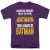 Batman Unisex T-shirt voor volwassenen met Batman-motief (Paars)