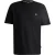 Boss Strak zittend T-shirt voor heren met minimalistisch logo (Zwart)