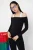 TRENDYOLMİLLA Dames Zwart Colorblock Lang Getailleerd Blouses