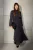 Trendyol Modest Dames Zwart Stippen Maxi Lang Skater Modest Jurken