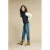 Red Button high waist regular fit jeans medium blue denim