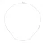 Curb Ketting 15 gekweekte parels White Gold White
