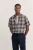 Bugatti Herren Shirt met geruit patroon