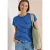 Cecil Dames Shirt met ronde hals en strepen in Blauw