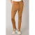 ES&SY tapered fit broek van travelstof camel