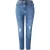 Pieces Damesjeans in denim met verweerde look en slank model (Medium Blauw)