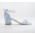 Illy Laag Block Hak Sandalen with Pearls