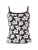 HOLLISTER Top  chocoladebruin / wit