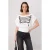 TRENDYOLMİLLA Dames Ecru Effen Kort Regular fit Blouses