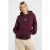 America Today gebloemde hoodie met backprint – donkerrood