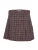 KOROSHI Rok  bruin / donkerrood / offwhite
