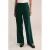 WE Fashion jersey loose fit pantalon met plooien – groen