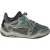 Lanvin Mid Top Neopreen Duiksneaker in Grijs Nubuck Kalfsleer
