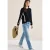 Cecil Dames Colorblock sweatshirt in Blauw