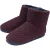 DUNLOP – Heren Fuzzy Sherpa Geheugenfoam Slippers (8, Marineblauw/Bordeaux)