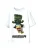 NAME IT Shirt ‘NKMNif Minecraft’  geel / grijs / groen / wit